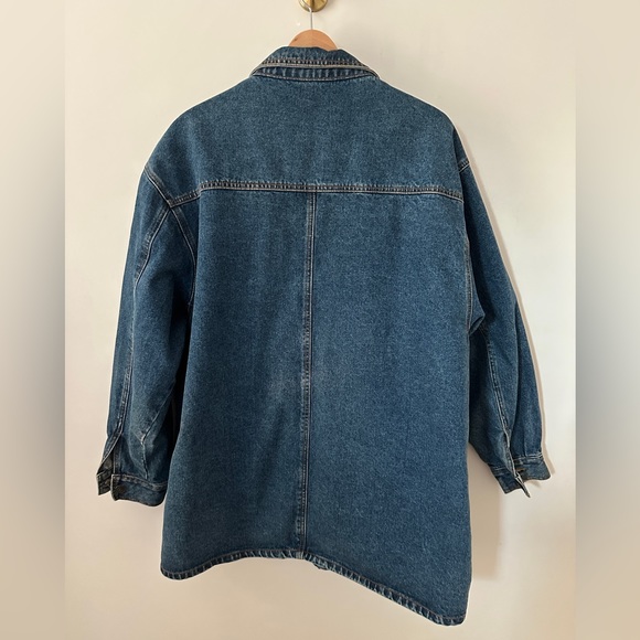 Vintage Y2K Blue Denim Oversize Fit Jean Jacket By Cruise Control Size L - Picture 3 of 8